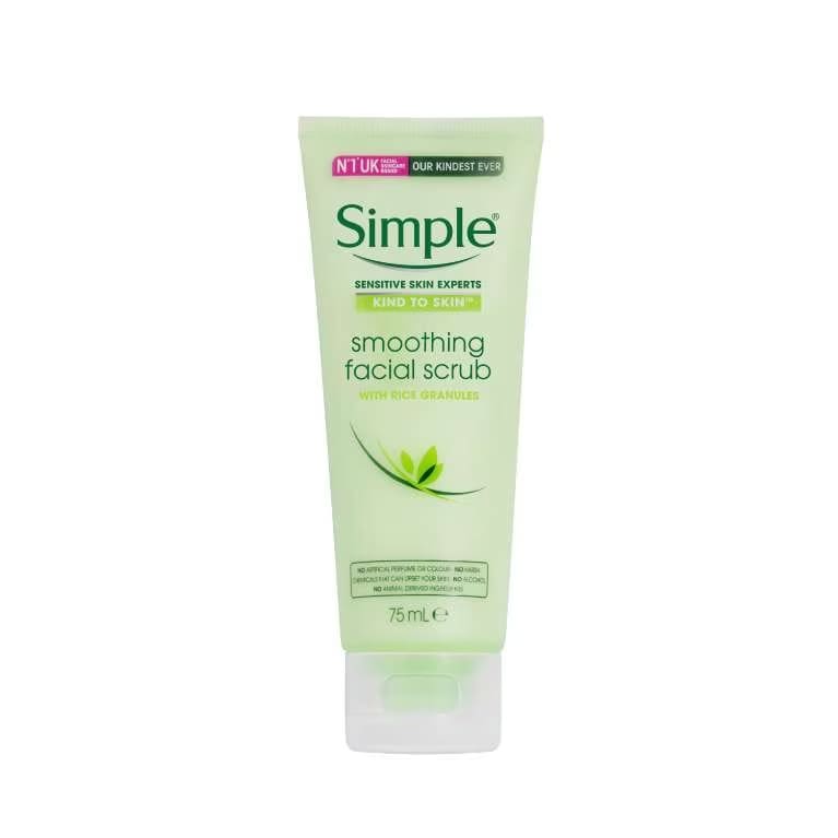 Simple Kind to Skin Smoothing Facial Scrub 75ml