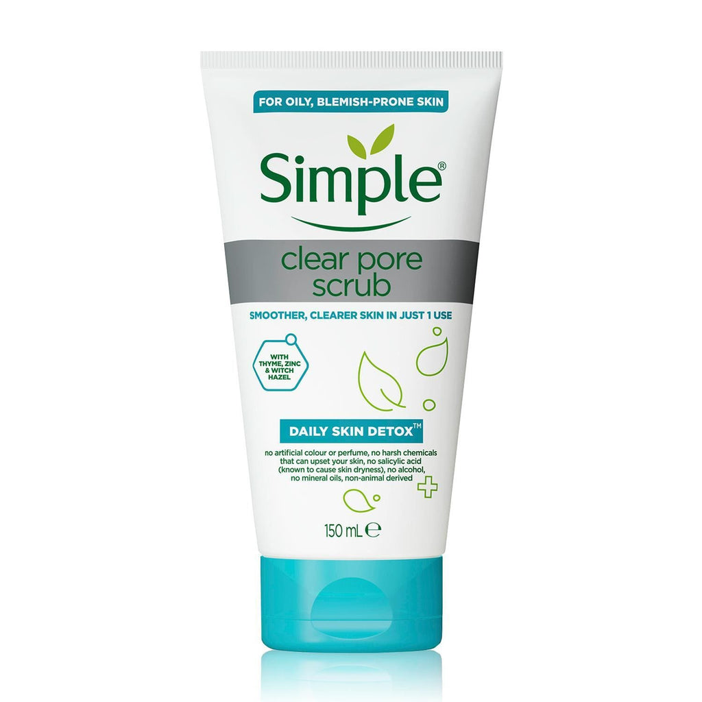 Simple Daily Skin Detox Polishing Face Scrub 150ml