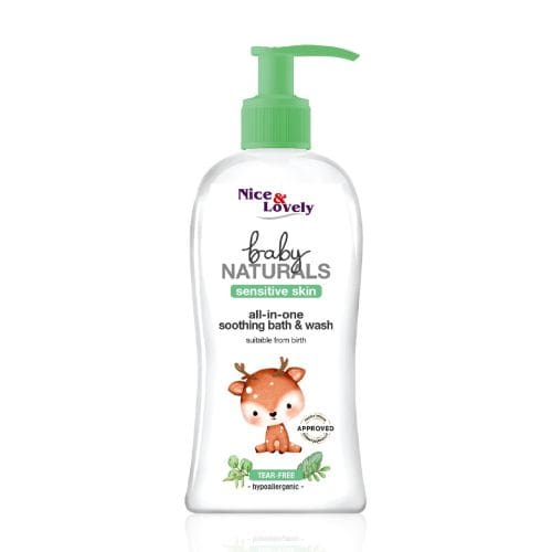 Nice & Lovely All in One Baby Bath& Wash 300ML