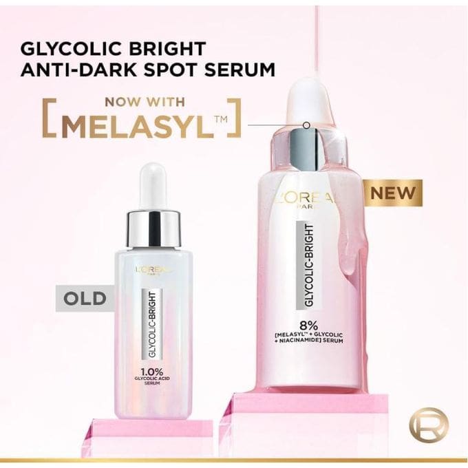 L’oreal Paris Glycolic Bright Instant Glowing Serum - (30ML)