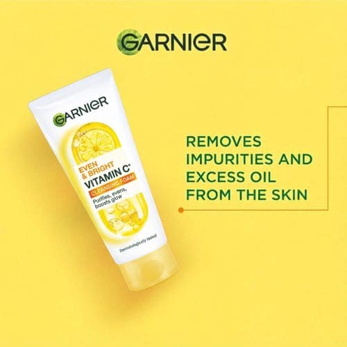 Garnier Even & Bright Gentle Clarifying Foam - 100ml