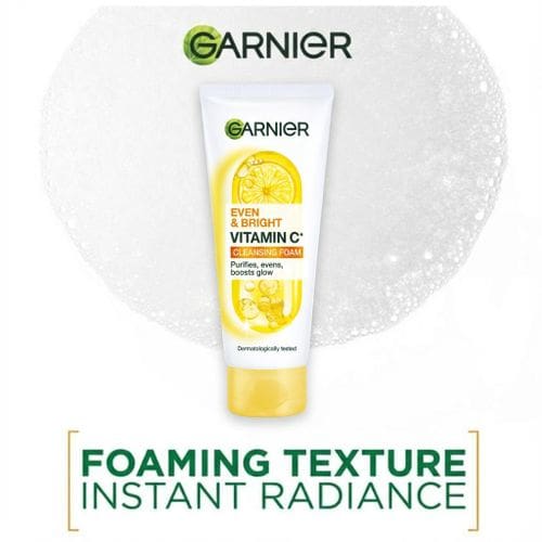 Garnier Even & Bright Gentle Clarifying Foam - 100ml