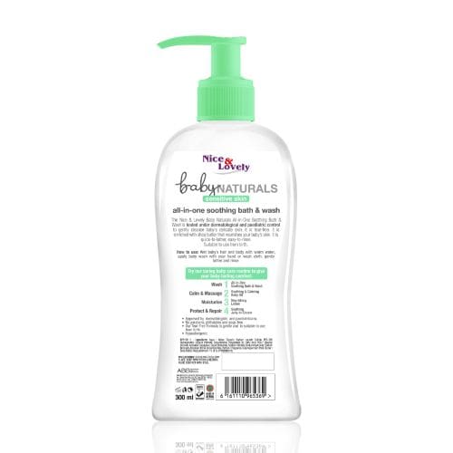 Nice & Lovely All in One Baby Bath& Wash 300ML
