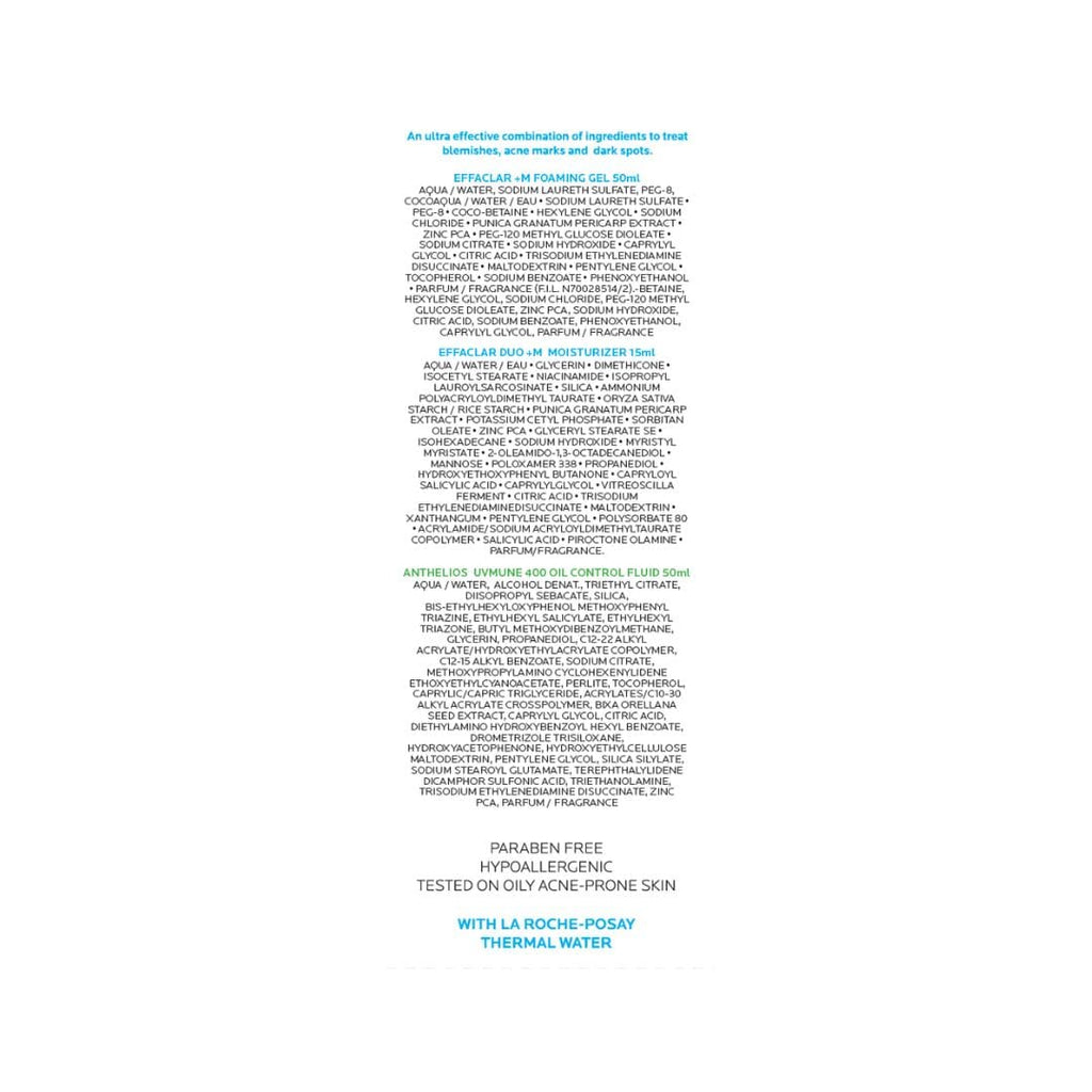 La Roche Posay Effaclar Acne Routine Kit