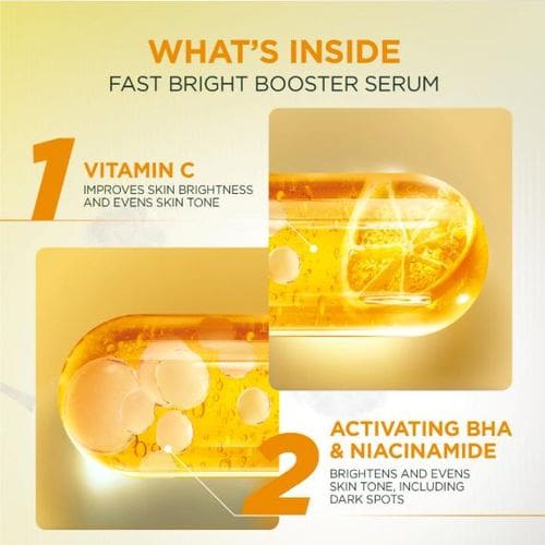 Garnier Even & Bright Vitamin C Booster Serum - (30ml)