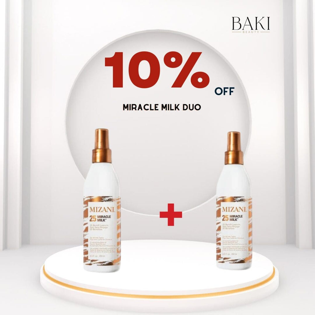 Mizani Miracle Milk Leave-in Conditioner Duo- Bundle