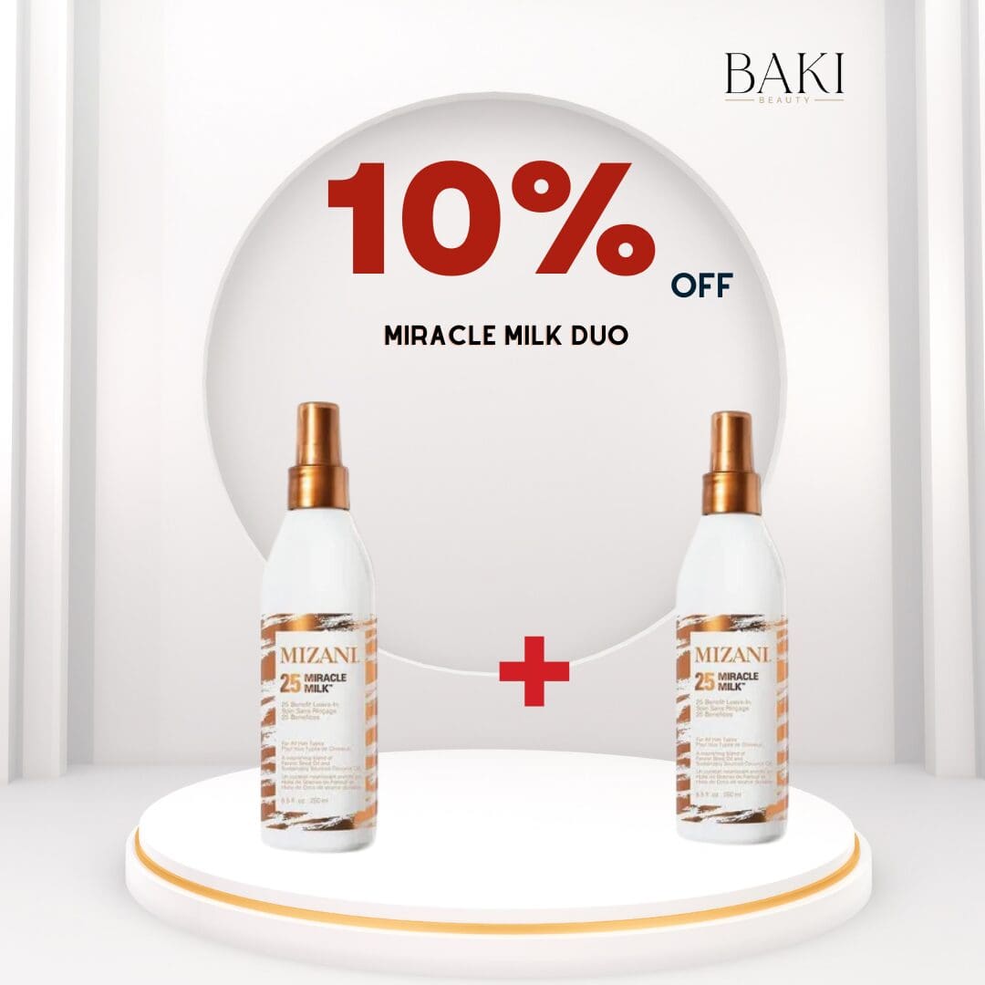 Mizani Miracle Milk Leave-in Conditioner Duo- Bundle