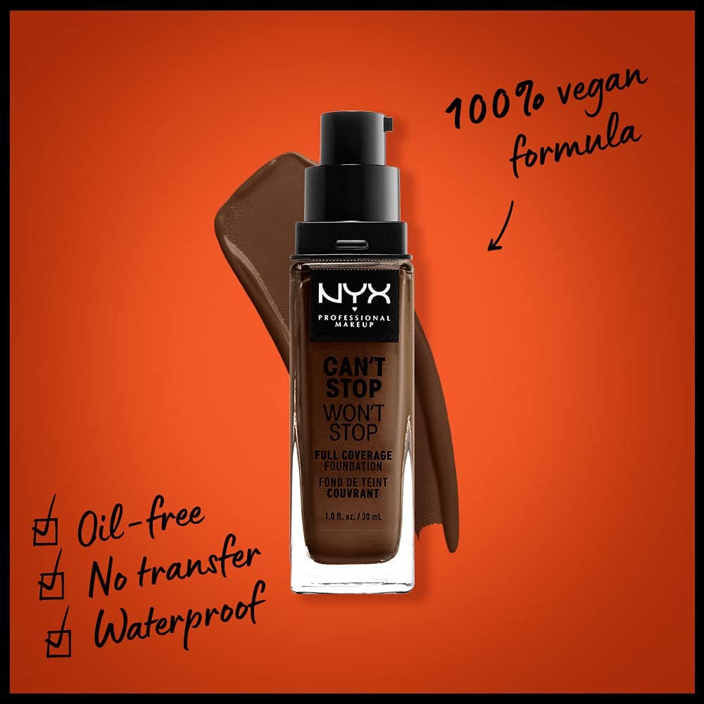 NYX Can’t Stop Won’t Stop Foundation Chestnut