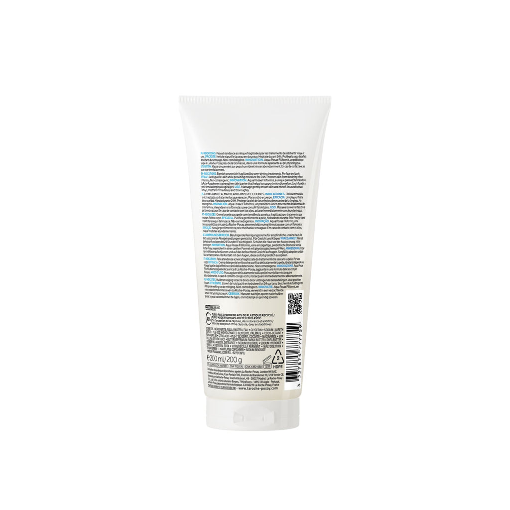 LRP Effaclar H Iso-biome Cleanser 200ml