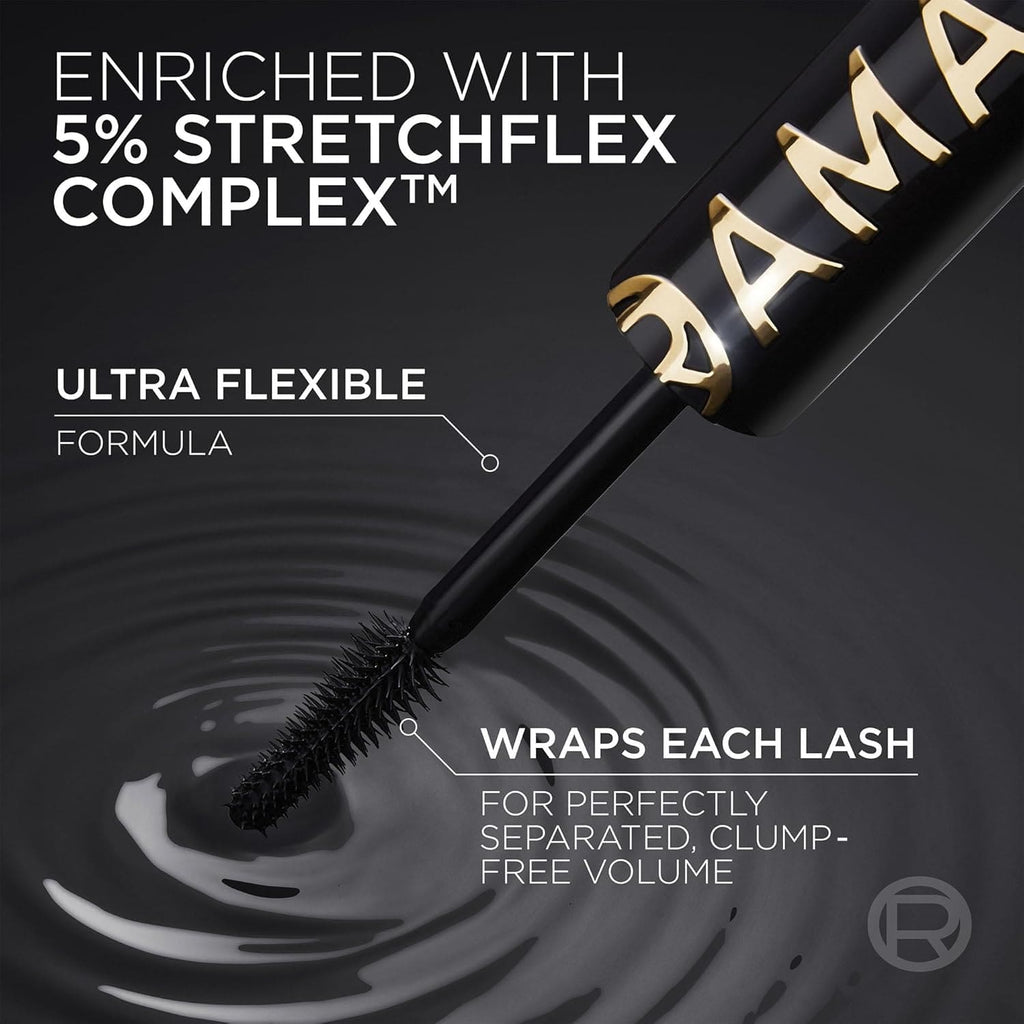 L'Oréal Paris Voluminous Panorama Mascara Washable Black NU