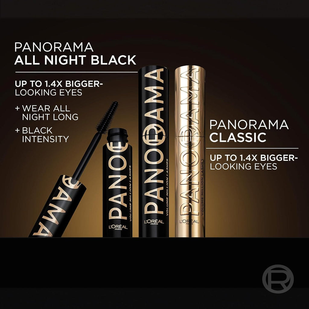 L'Oréal Paris Voluminous Panorama Mascara Washable Black NU