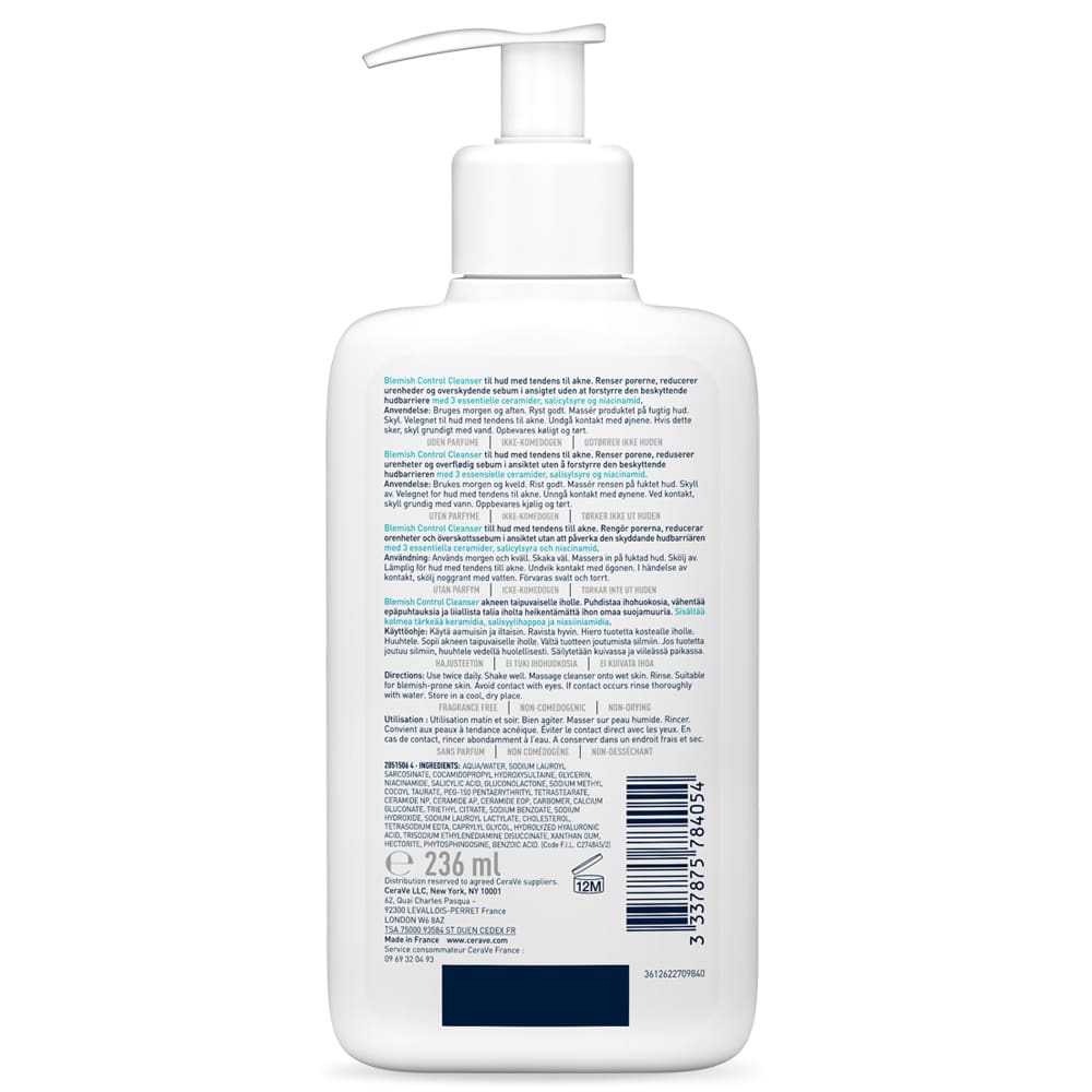 CeraVe Blemish Control Cleanser (236ML)