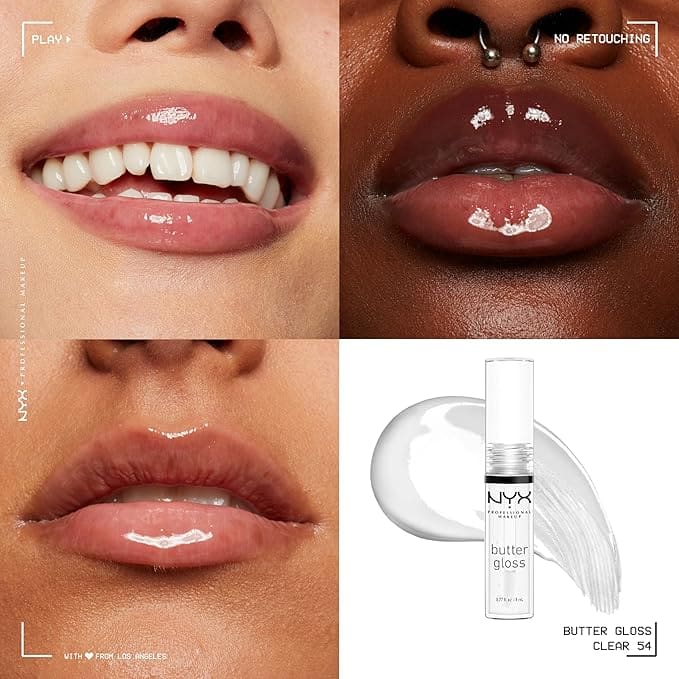 NYX Butter Gloss Sugar Glass - Trio- Bundle