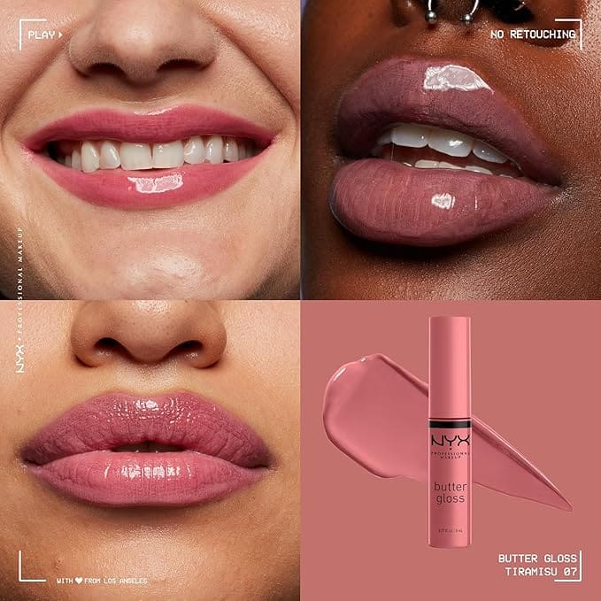 NYX Butter Gloss Tiramisu Duo- Bundle