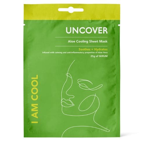 Uncover I am Cool Aloe Vera Calming & Soothing Sheet Mask - 25g