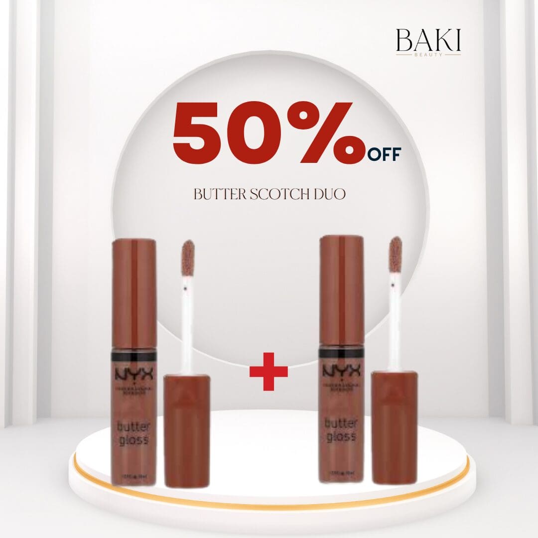 NYX Butter Gloss Butter Scotch 8ml Duo- Bundle
