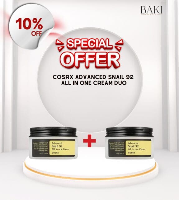Cosrx Advanced Snail 92 All in 1 cream – 100ml DUO- Bundle