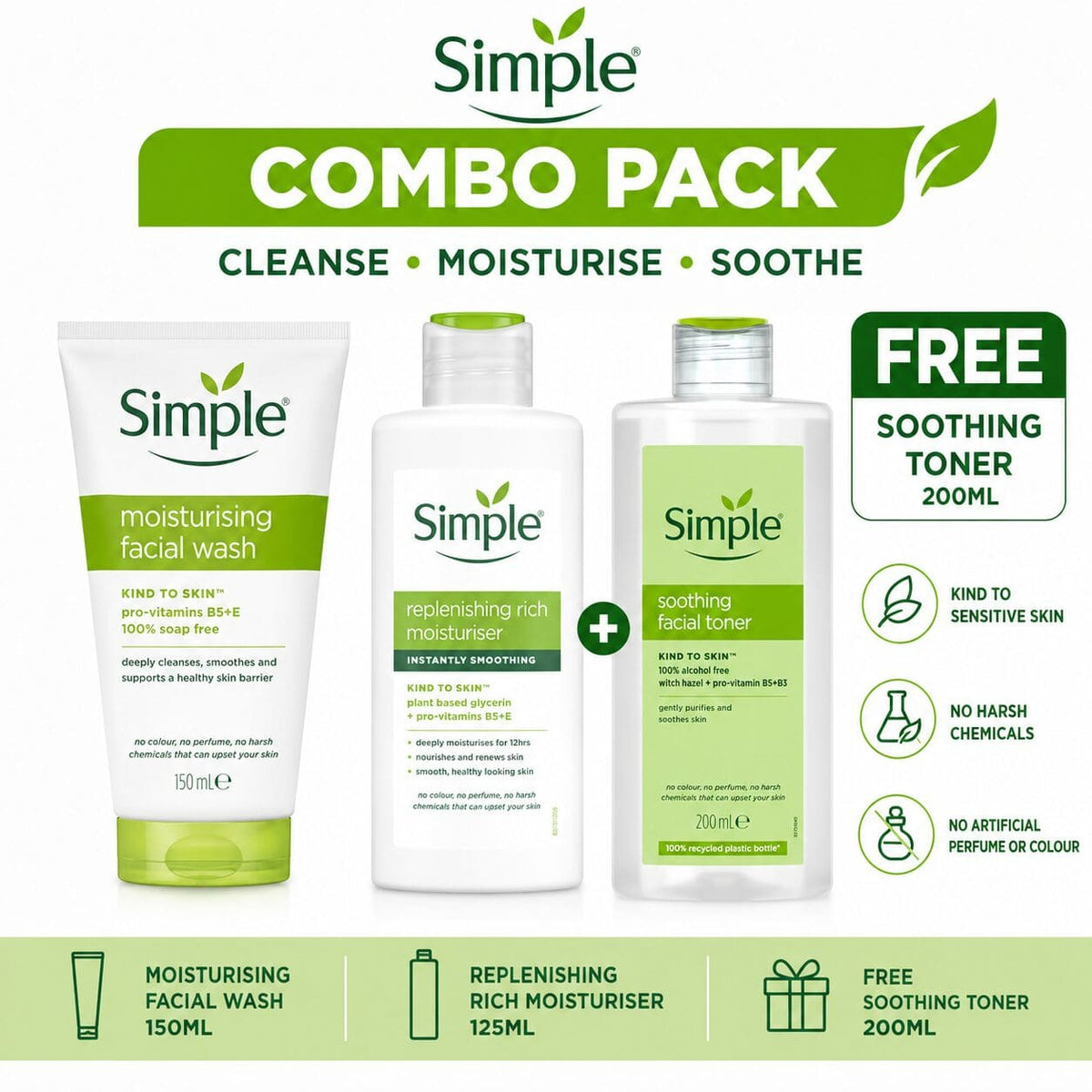 The Simple Deep Hydration Trio- Kit