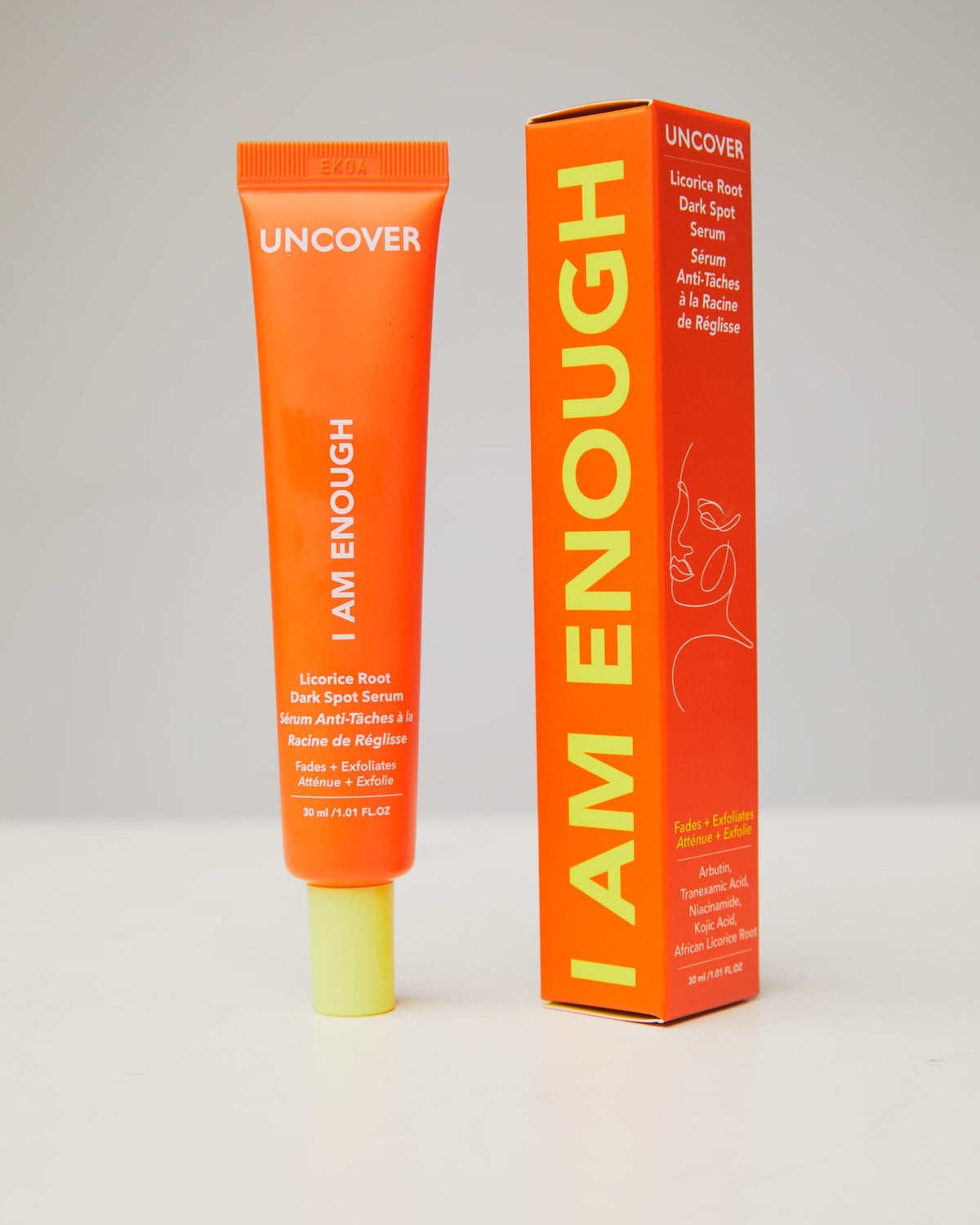 Uncover I AM Enough:Licorice Root Dark Spot Serum 30ML