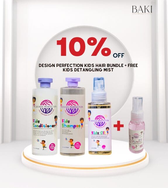Design Perfection Kids Hair Bundle + Free kids detangling mist