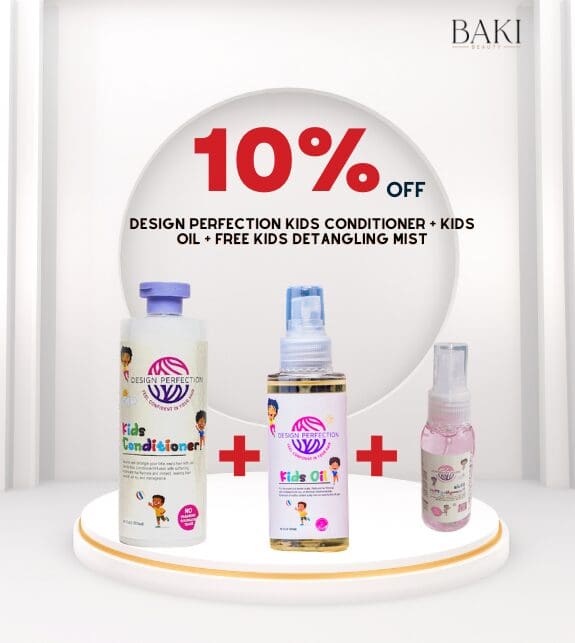 Design Perfection Kids Conditioner + Kids Oil + free kids detangling mist