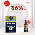 Goatee Beard & Hair Minoxidil Growth Kit (50ml Oil + Dermaroller 0.5mm)- Bundle
