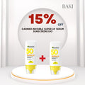 Garnier Skin Active spf 50+ Invisible Super UV Serum Sunscreen Duo- Bundle