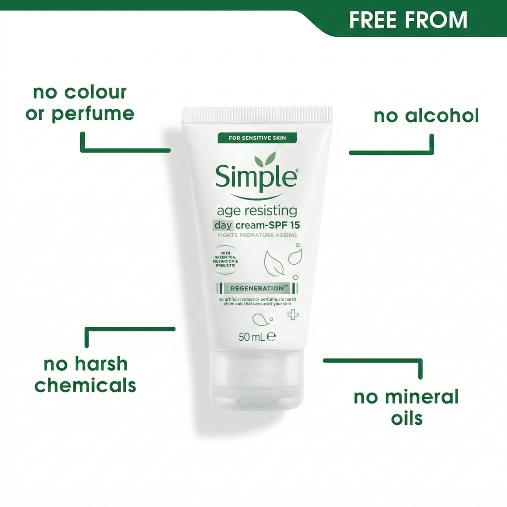 Simple Age Resisting Day Cream SPF 15 50ml