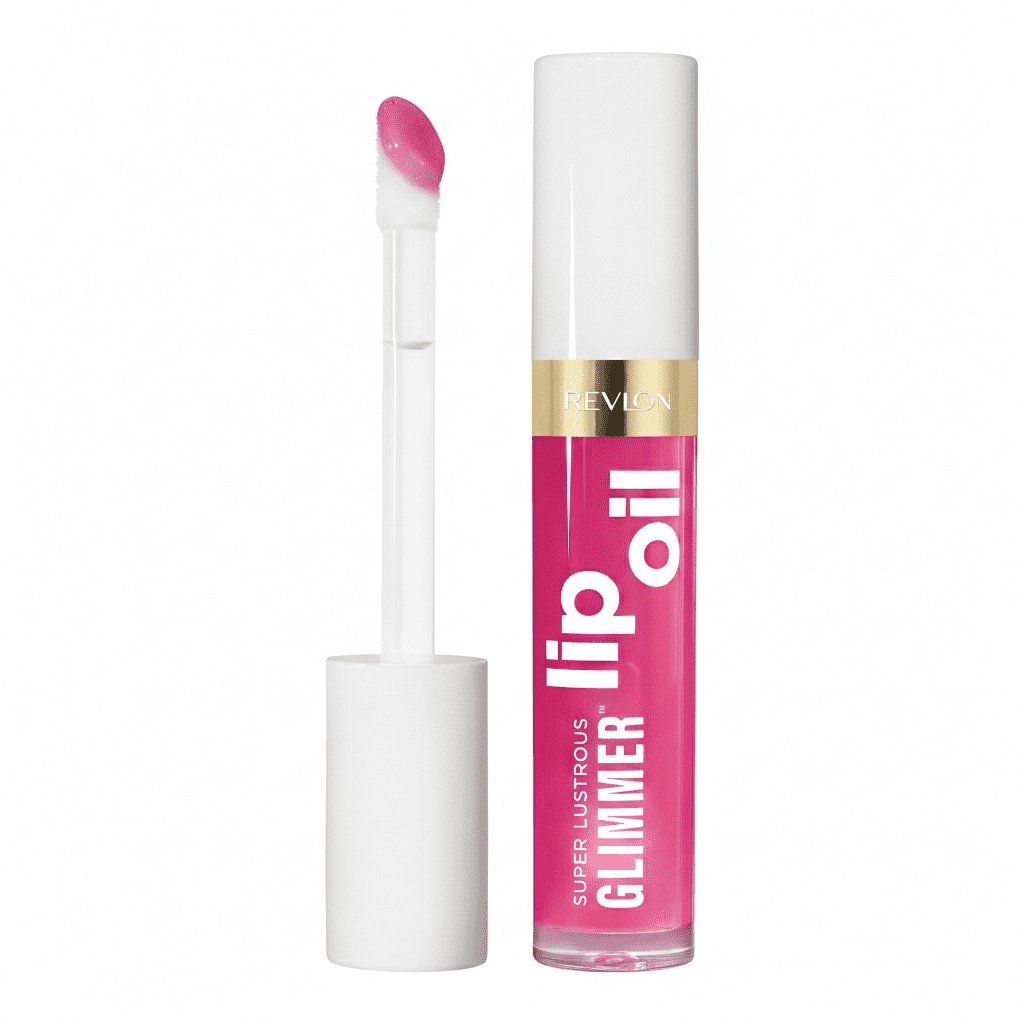 Super Lustrous Glimmer Lip Oil Gone rose
