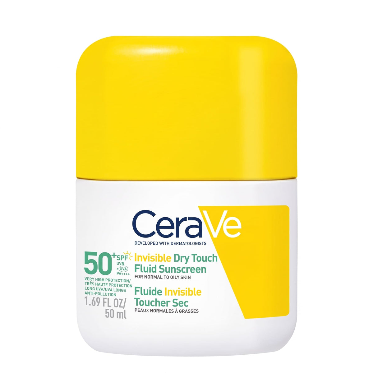 CeraVe Invisible Dry Touch Fluid Sunscreen SPF50 50ml