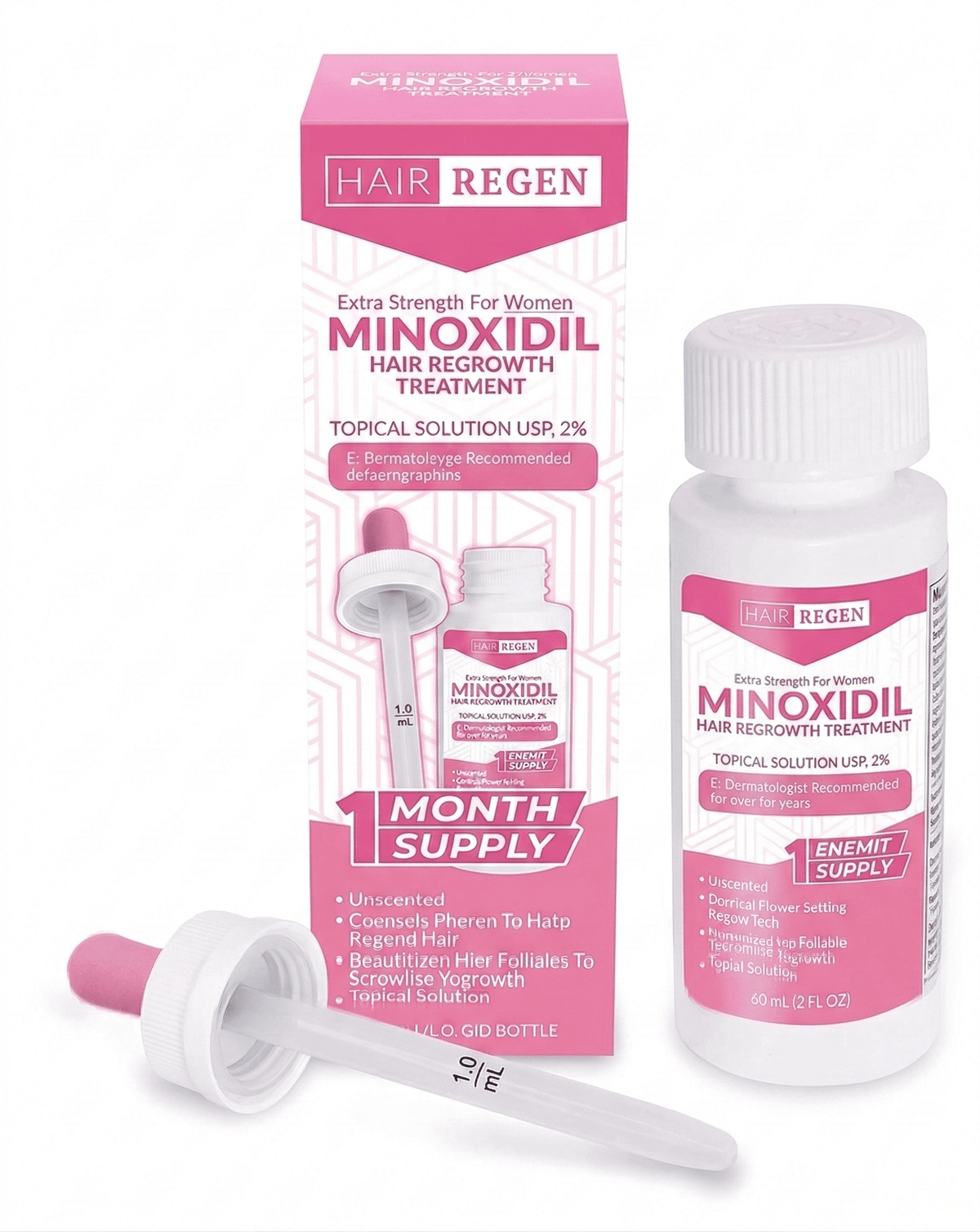 Minoxidil 2% Hair Regrowth Treatment For Women 360ml