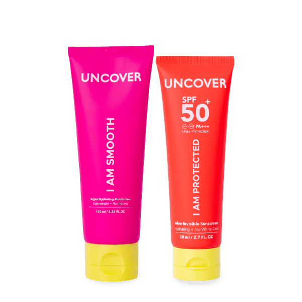 Uncover Hydrate and Protect Duo- Bundle + Free mini cleanser