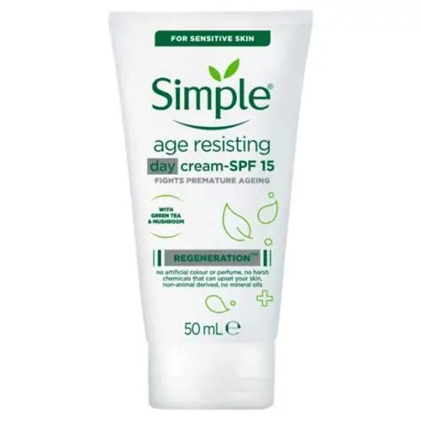 Simple Age Resisting Day Cream SPF 15 50ml