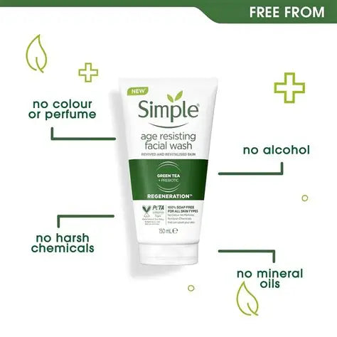 Simple Age Resisting Facial Wash 150ml