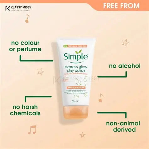 Simple Protect n Glow Clay Polish 150ml