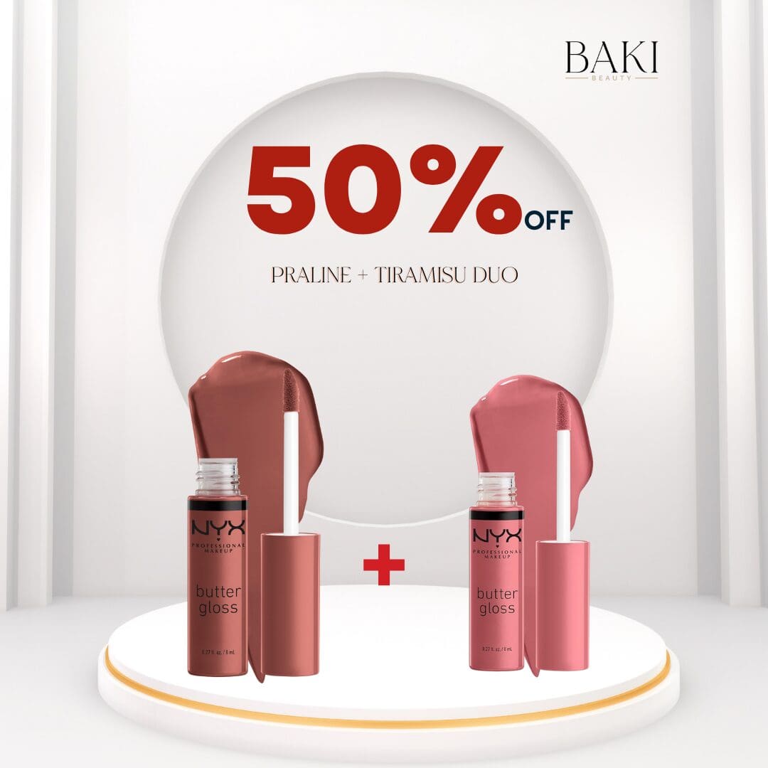 NYX Professional Praline + Tiramisu Butter Gloss Bundle