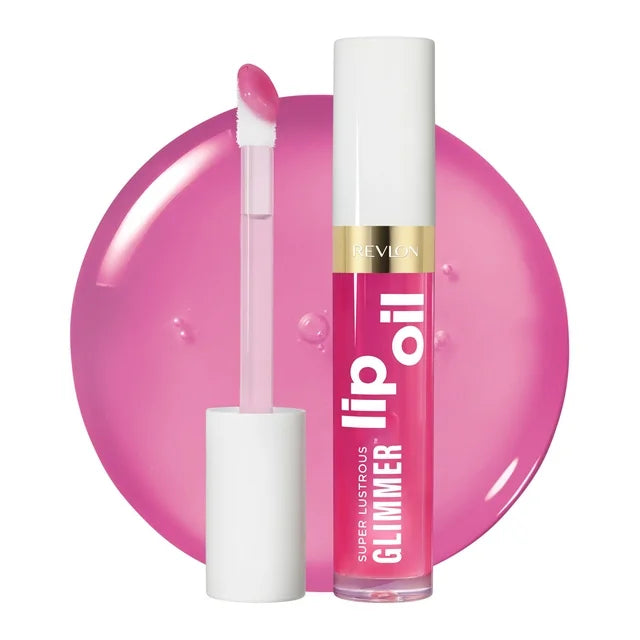 Super Lustrous Glimmer Lip Oil Gone rose
