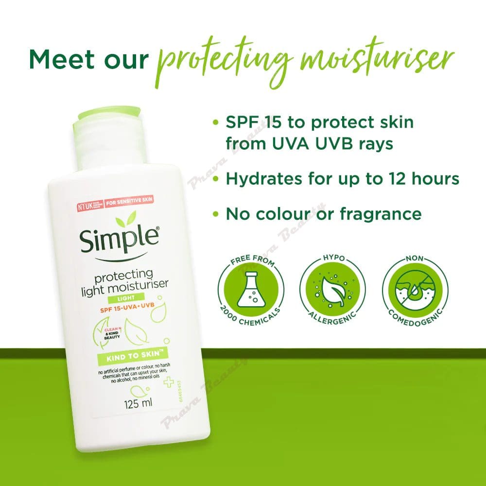 Simple Protect Moist Spf 15 125ml