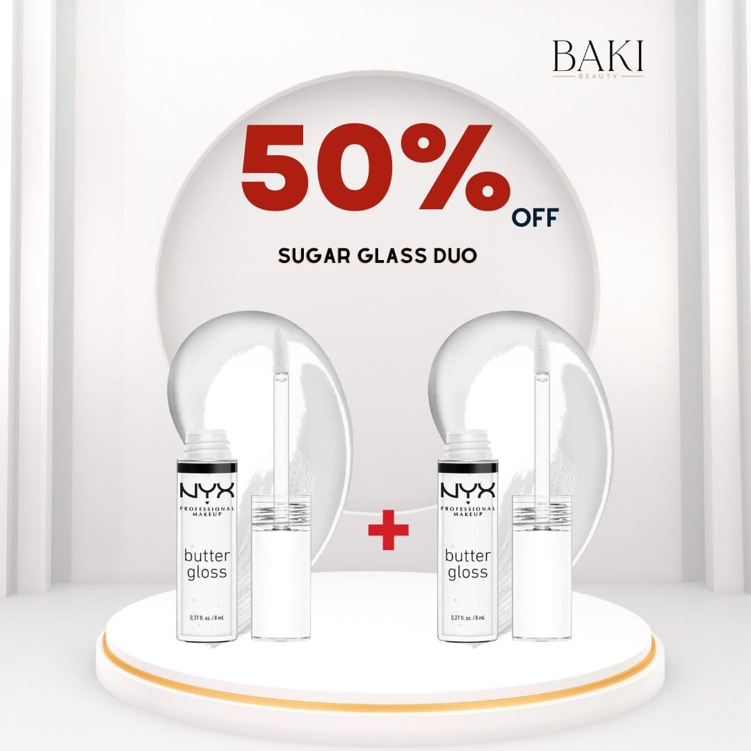 NYX Butter Gloss Sugar Glass Duo- Bundle