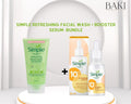 Simple Refreshing Facial Wash + Booster Serum- Bundle