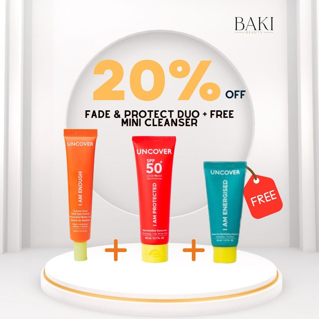 Uncover Fade & Protect Duo- Bundle +Free mini cleanser