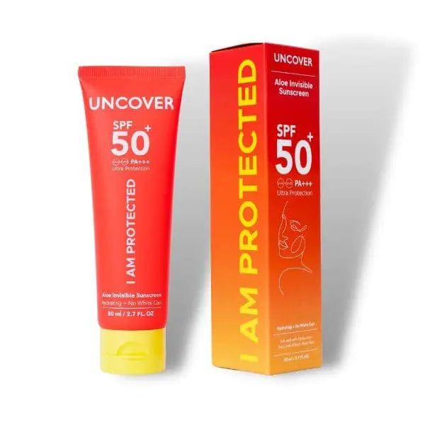 Uncover Glow and Protect Duo - Baobab Glow-C Serum 30ml + Aloe Invisible Sunscreen -80ml.- Bundle