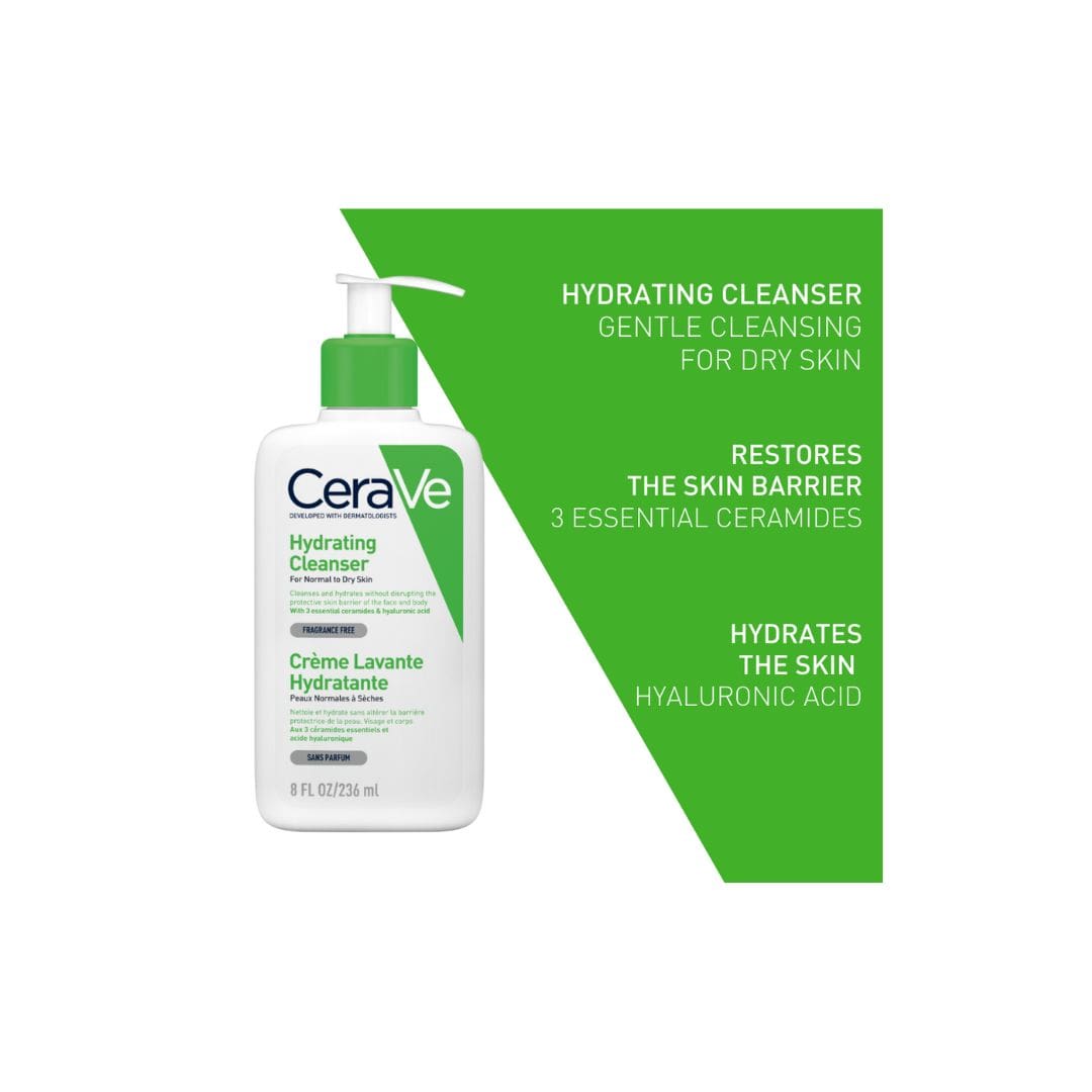 CeraVe Hydrating Facial Cleanser For Normal to Dry Skin (236ML)