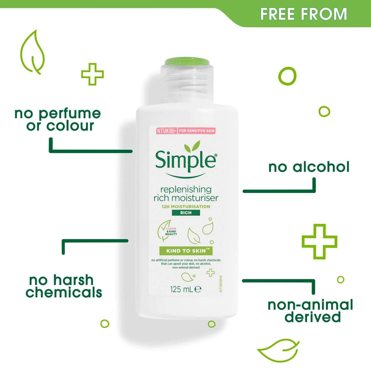 Simple Kind to Skin Replenishing Rich Moisturiser 125ml