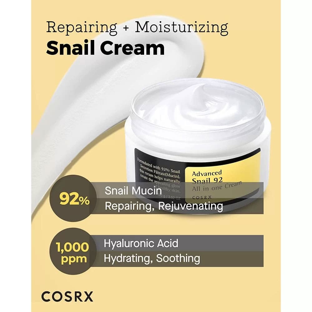 Cosrx Advanced Snail 92 All in one Cream- 100ml