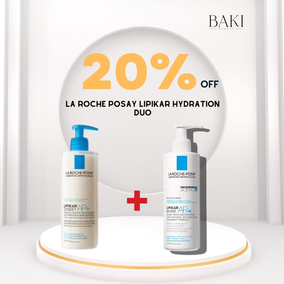 La roche Posay Lipikar Hydration Duo - Eczema & Dry Skin- Bundle