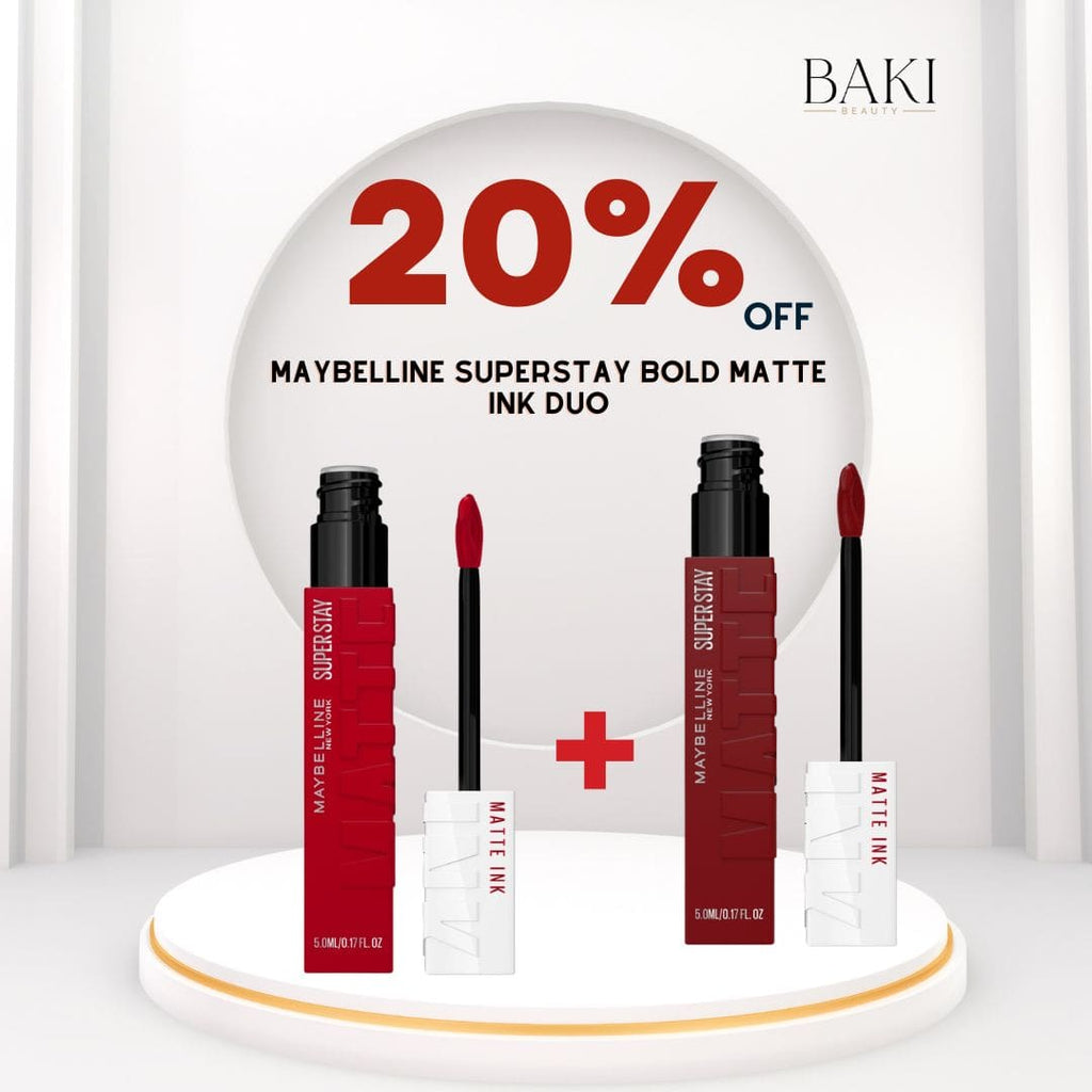 Maybelline Superstay Bold Matte Ink Duo Bundle