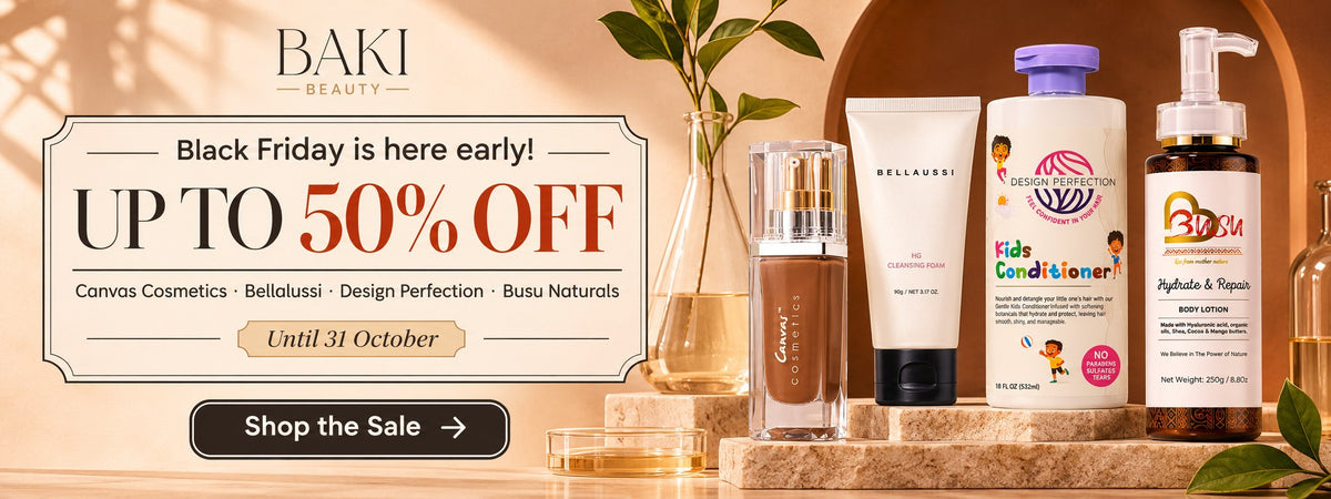 Black Friday is here early: up to 50% off Canvas Cosmetics, Bellalussi, Design Perfection, Busu Naturals until 31 October