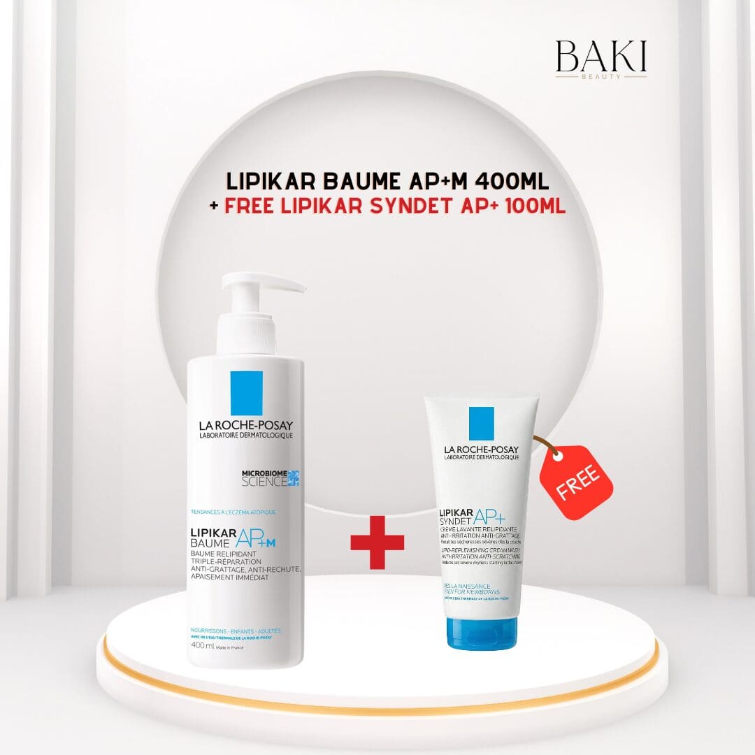 La Roche Posay Lipikar Baume AP+M 400ML + Free Lipikar Syndet 100ML- Bundle