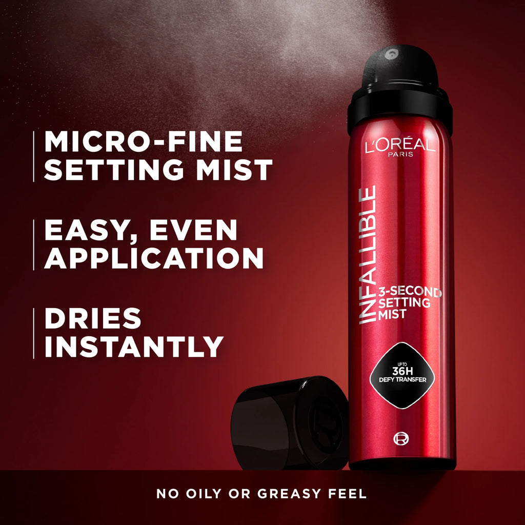 L'Oréal Paris Infallible Magic Setting Makeup Fixing Spray Duo- Bundle